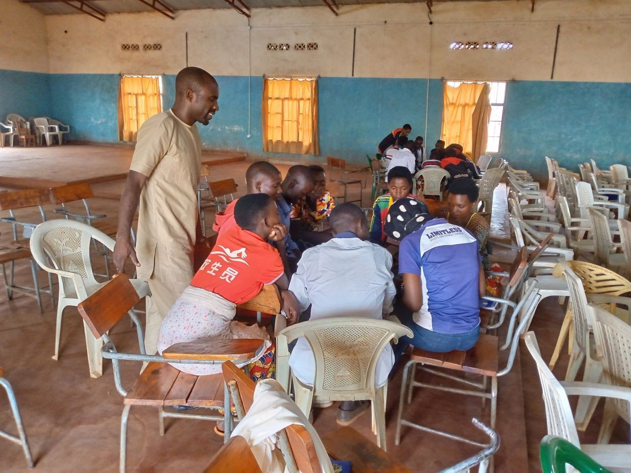 Séance de préparation de la fumure écologique en commune Mwuma
